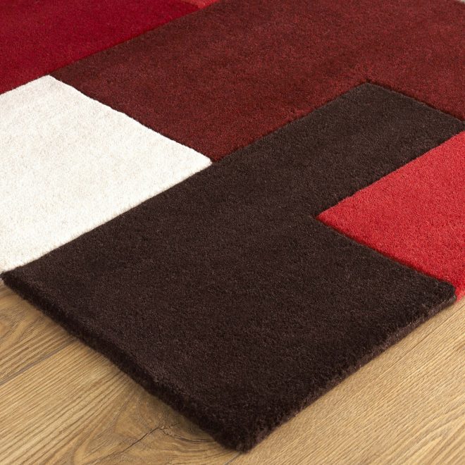 Lexus Red 90cm x 150cm Wool UK Mainland Free Shipping