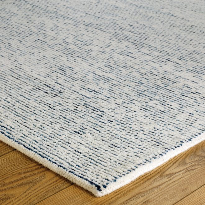 Milano Blue 80cm x 150cm Wool UK Mainland Free Shipping