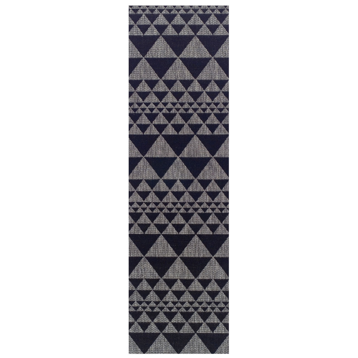 Prism Black/ Grey 60cm x 230cm Jute UK Mainland Free Shipping