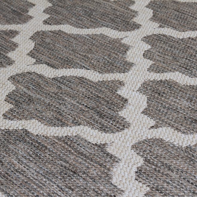 Moda Trellis Grey 120cm x 160cm Jute UK Mainland Free Shipping