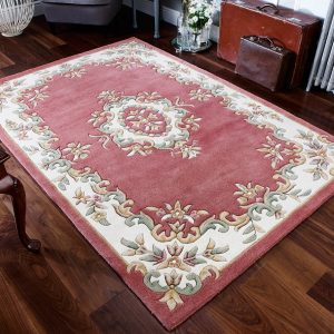 Royal Aubusson Rose 120cm x 180cm Traditional UK Mainland Free Shipping