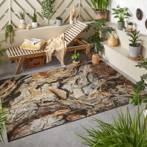 Terranova Bark 120cm x 170cm Modern UK Mainland Free Shipping