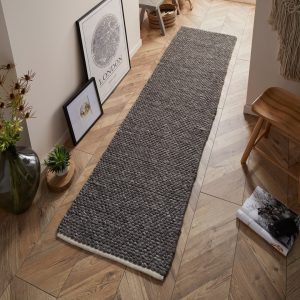 Savannah Charcoal 60cm x 230cm Hall Runner UK Mainland Free Shipping