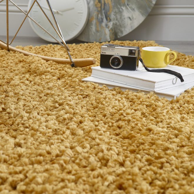 Portland Ochre 140cm x 200cm Shaggy UK Mainland Free Shipping