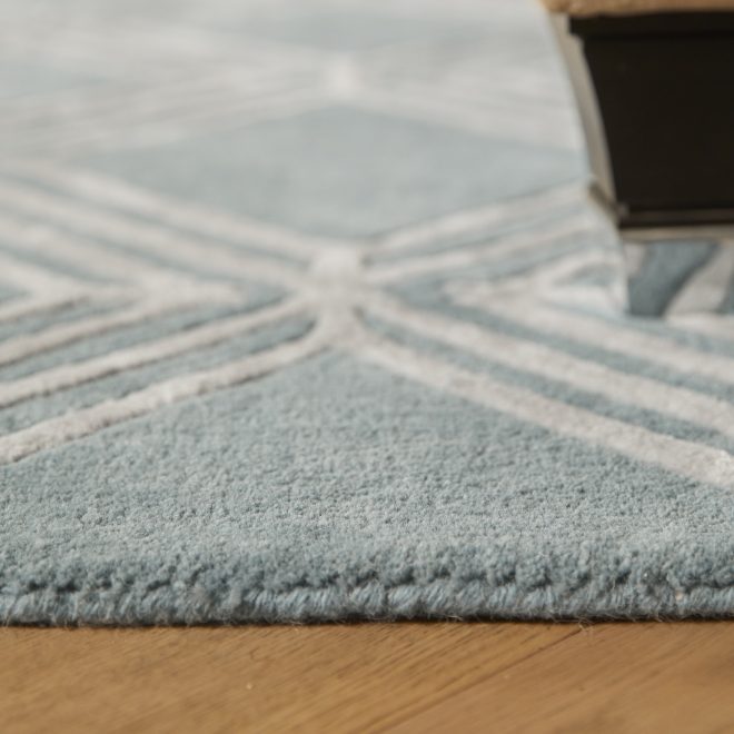 Vienna Blue 200c x 290cm Wool UK Mainland Free Shipping