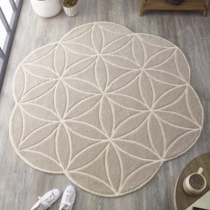Bloom Grey 160cm Diameter Circle UK Mainland Free Shipping