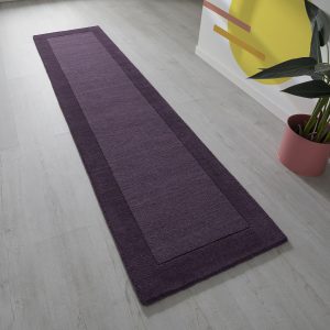 Colours Purple  60cm x 230cm Wool UK Mainland Free Shipping