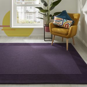 Colours Purple  120cm x 170cm Wool UK Mainland Free Shipping