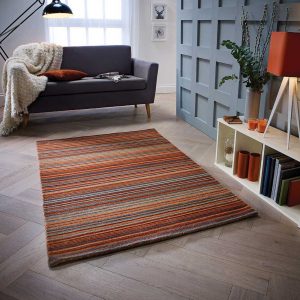 Carter Rust 80cm x 150cm Wool UK Mainland Free Shipping