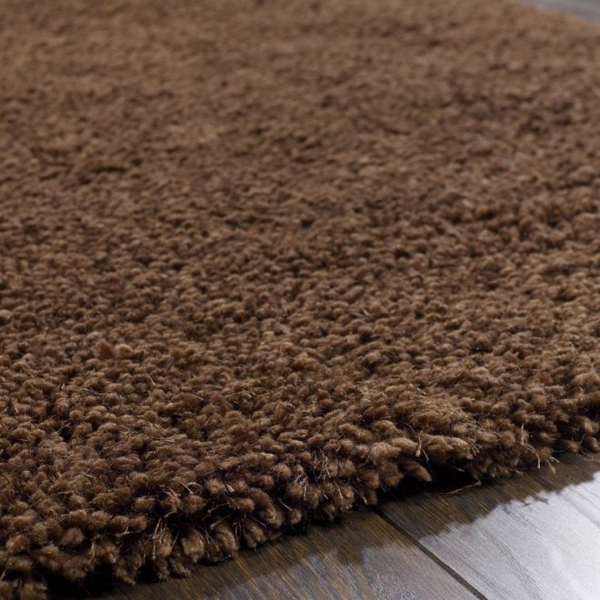 Brown Polyester Shagpile | 200cm x 290cm Shaggy UK Mainland Free Shipping