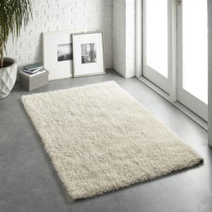 Cream Polyester Shagpile | 110cm x 160cm Shaggy UK Mainland Free Shipping