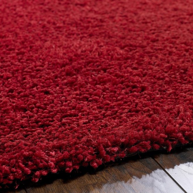 Red Polyester Shagpile | 110cm x 160cm Shaggy UK Mainland Free Shipping