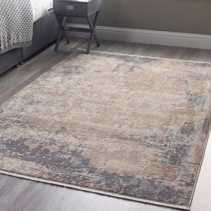 Distressed Rug Blue/Grey | 160cm x 230cm Traditional UK Mainland Free Shipping