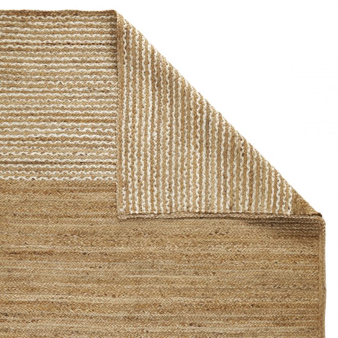 Natural Jute Rug | 120 x 170cm | Stripes Jute UK Mainland Free Shipping