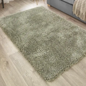 Sage Green Polyester Shagpile | 110cm x 160cm Shaggy UK Mainland Free Shipping