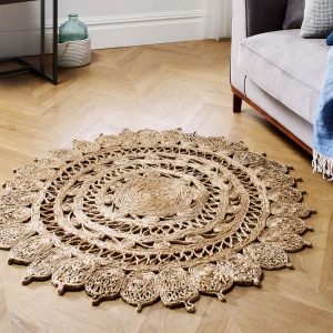 Zarla Natural 150cm Circle Circle UK Mainland Free Shipping