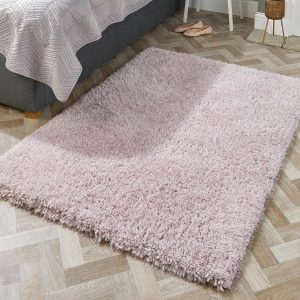 Soft Lilac Polyester Shagpile | 140cm x 200cm Shaggy UK Mainland Free Shipping