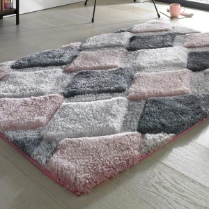 3D Blush | 120cm x 170cm Shaggy UK Mainland Free Shipping