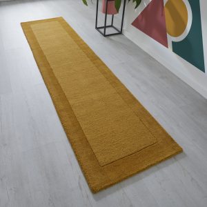 Colours Ochre 060 X 230 Cm (Runner) Wool UK Mainland Free Shipping