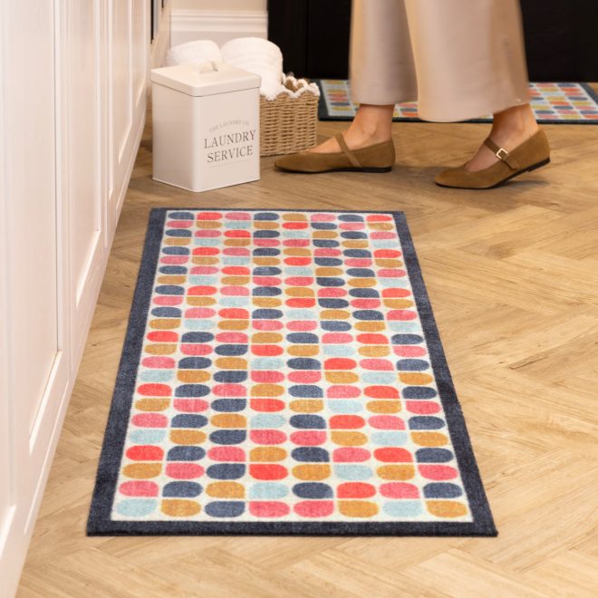 Retro Clover Doormat Mats and Runners UK Mainland Free Shipping
