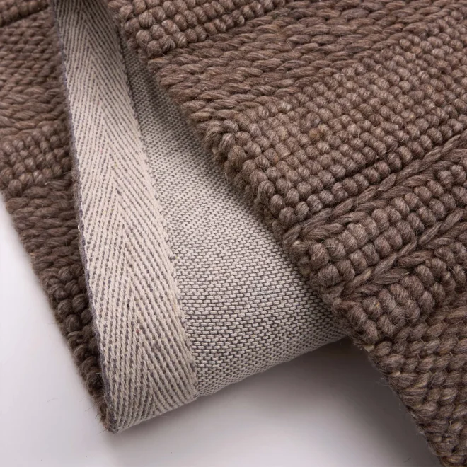 Chunky Knit Brown 2 Chunky Knit Brown Wool Rugs UK Mainland Free Shipping