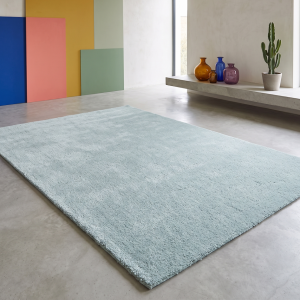 Hush Coral Ice Blue Prestige rugs UK Mainland Free Shipping