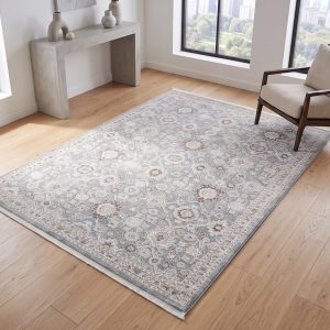 Opulent Celeste Sea Green Rug Traditional UK Mainland Free Shipping
