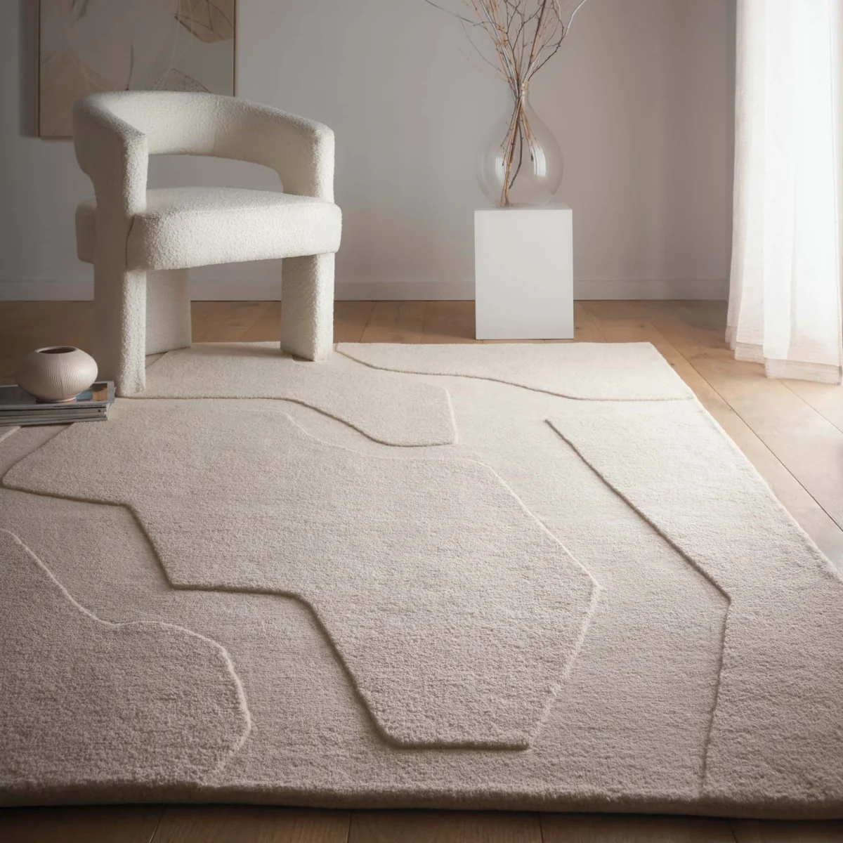 Origins Sculptured | Formation Cream 5 Origins Sculptured | Formation Cream Wool Rugs UK Mainland Free Shipping