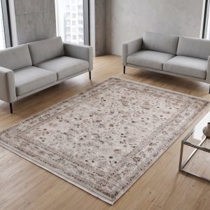 Opulent Aurelia Cream Rug Traditional UK Mainland Free Shipping
