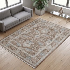 Opulent Seraphina Beige Rug Traditional UK Mainland Free Shipping