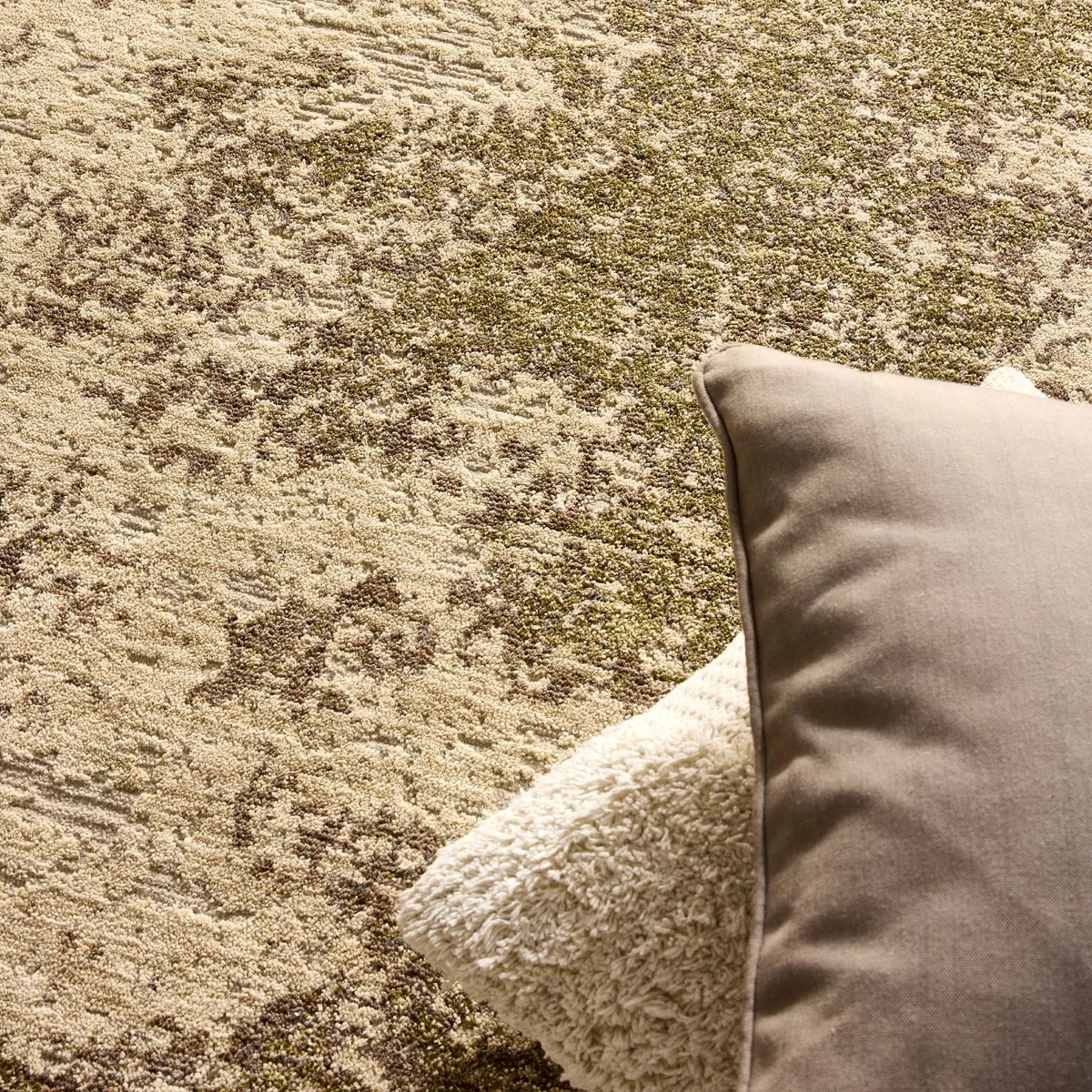 Oren Moss\Cream 2 Oren Moss\Cream Contemporary Rugs UK Mainland Free Shipping
